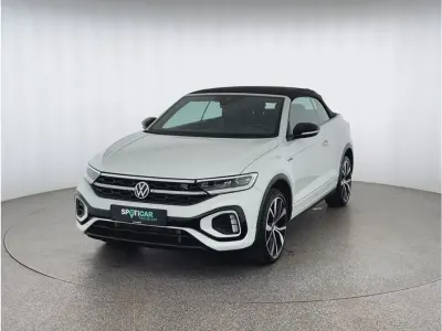 Gebraucht VW T-Roc Cabriolet R-line 150 PS (110 kW) 2023 Weiß Cabrio