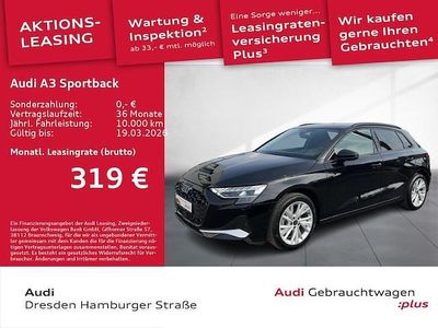 Gebraucht Audi A3 Advanced Plus 116 PS (85 kW) 2025 Schwarz Limousine