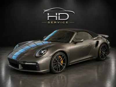 Gebraucht Porsche 911 Turbo S 650 PS (478 kW) 2021 Achatgrau Cabrio