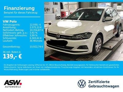 Pure white Gebraucht 2021 VW Polo Comfortline Limousine | 12.930 € (Fairer Preis)