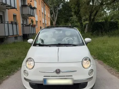 Gebraucht Fiat 500 65 PS (47 kW) 2009 Weiß Cabrio