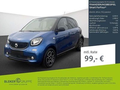 Gebraucht Smart ForFour Electric Drive Passion 41 kW (56 PS) 2018 Schwarz Limousine