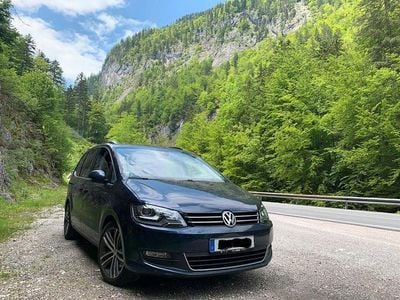Gebraucht VW Sharan Life 177 PS (130 kW) 2013 Blau metallic Van / Kleinbus