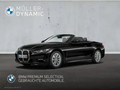 Gebraucht BMW 430 Cabriolet Efficient Dynamics 245 PS (180 kW) 2023 Saphirschwarz Cabrio