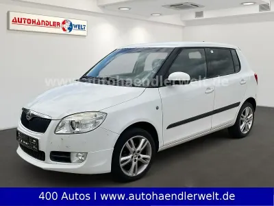 Gebraucht Skoda Fabia Sport 105 PS (77 kW) 2009 Weiß Limousine