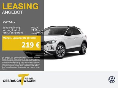 Weiß Gebraucht 2025 VW T-Roc Goal SUV | 30.740 € (Guter Preis)