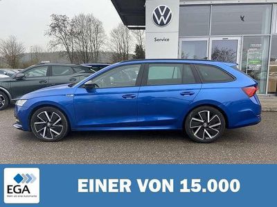 Gebraucht Skoda Octavia SportLine 150 PS (110 kW) 2022 Blau metallic Kombi