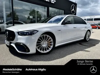 Gebraucht Mercedes S63 AMG 612 PS (450 kW) 2025 Manufaktur opalithweiß bright (metallic) Limousine
