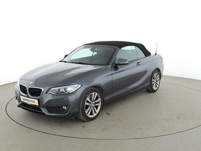 Gebraucht BMW 220 Advantage 184 PS (135 kW) 2016 Grau Cabrio
