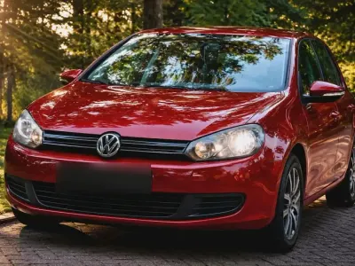 Gebraucht VW Golf VI 122 PS (89 kW) 2009 Rot Limousine