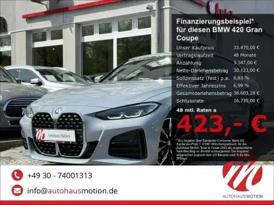 Gebraucht BMW 420 M Sport 190 PS (139 kW) 2022 Brooklyn grau metallic Coupé