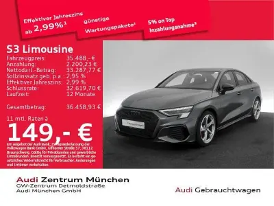 Gebraucht Audi S3 Ambiente 310 PS (228 kW) 2023 Daytonagrau perleffekt Limousine