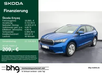 Gebraucht Skoda Enyaq iV 108 kW (148 PS) 2021 Raceblau metallic SUV