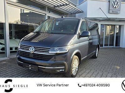 Second-hand VW Multivan Generation Six 204 CP (150 kW) 2021 Albastru Monovolum