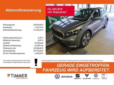 Gebraucht Skoda Enyaq iV Loft 132 kW (180 PS) 2024 Grau SUV