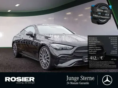 Gebraucht Mercedes CLE450 Premium 404 PS (297 kW) 2024 Schwarz / obsidianschwarz Coupé