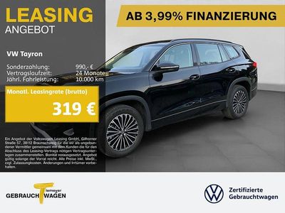 Gebraucht VW Tayron Life 150 PS (110 kW) 2025 Schwarz SUV