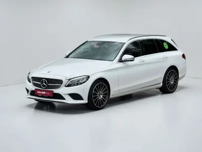 Gebraucht Mercedes C200 Avantgarde 160 PS (117 kW) 2019 Polarweiss Kombi