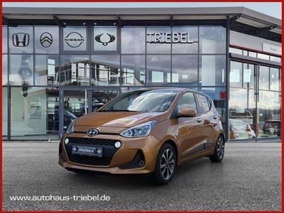 Usata Hyundai i10 Style 87 CV (63 kW) 2018 Arancione Utilitaria
