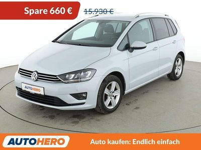 Gebraucht VW Golf Sportsvan Comfortline 150 PS (110 kW) 2017 Weiß Van / Kleinbus