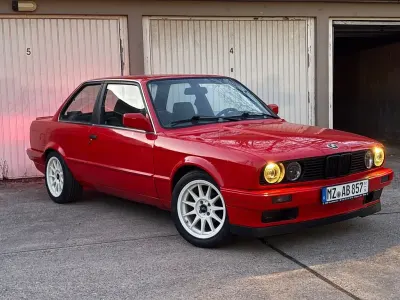 Usata BMW 316 Performance 122 CV (89 kW) 1989 Rosso Berlina