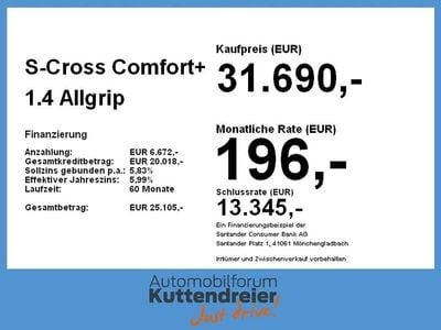 Neu Suzuki SX4 S-Cross Comfort+ 129 PS (94 kW) 2026 Cool white pearl metallic SUV