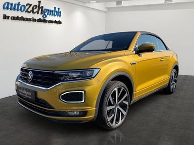 Gebraucht VW T-Roc Cabriolet R-line 150 PS (110 kW) 2021 Yellow metallic Cabrio