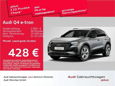Gebraucht Audi Q4 e-tron S-Line 210 kW (286 PS) 2024 Taifungrau metallic SUV