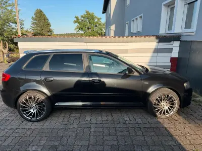 Gebraucht Audi A3 S-Line 140 PS (102 kW) 2008 Schwarz Kleinwagen