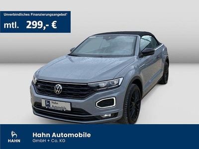 Gebraucht VW T-Roc Cabriolet R-line 150 PS (110 kW) 2021 Mondsteingrau Cabrio