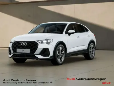 Gebraucht Audi Q3 Sportback S-Line 150 PS (110 kW) 2025 Gletscherweiss metallic SUV
