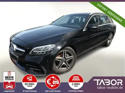 Occasion Mercedes C220 AMG line 194 PK (142 kW) 2020 Zwart Stationwagen