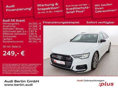 Gebraucht Audi S6 Ambiente 344 PS (253 kW) 2022 Gletscherweiß metallic Kombi