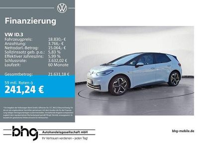 Second-hand VW ID.3 Pure 110 kW (150 CP) 2021 Alb Hatchback