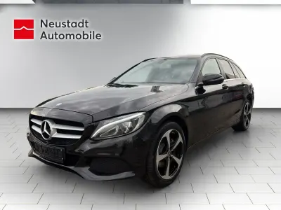 Gebraucht Mercedes C220 170 PS (125 kW) 2017 Obsidianschwarz metalliclack Kombi