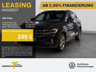 Begagnad VW T-Roc R-line 110 HK (80 kW) 2023 Svart SUV