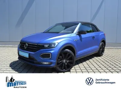 Gebraucht VW T-Roc Cabriolet R-line 150 PS (110 kW) 2021 Ravennablau matt Cabrio
