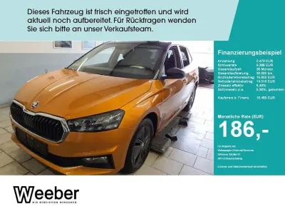 Gebraucht Skoda Fabia Style 95 PS (69 kW) 2023 Phoenixorange (metallic) Kleinwagen