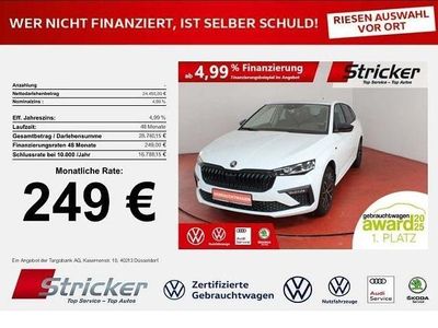 Gebraucht Skoda Scala Tour 150 PS (110 kW) 2025 Moonweiß perleffekt Kleinwagen