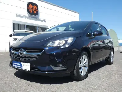 Gebraucht Opel Corsa 119 PS (87 kW) 2018 Tiefseeblau/darkmoon blue Kleinwagen