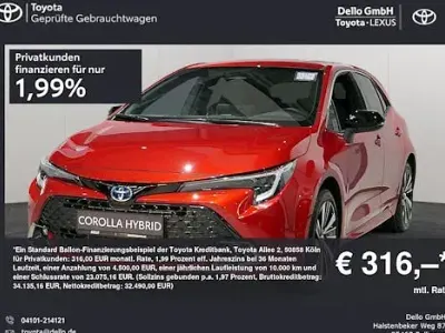 Neu Toyota Corolla 180 PS (132 kW) 2025 Rot Limousine