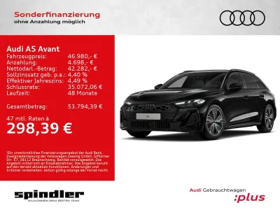 Gebraucht Audi A5 S-Line 204 PS (150 kW) 2025 Mythosschwarz metallic Kombi