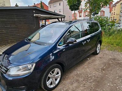 Gebraucht VW Sharan 170 PS (125 kW) 2012 Blau Van / Kleinbus
