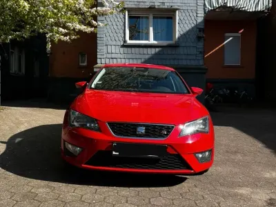 Usata Seat Leon FR 150 CV (110 kW) 2017 Rosso Berlina