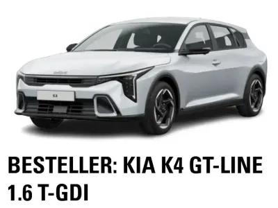 Neu Kia K4 GT-Line 150 PS (110 kW) 2026 Grau metallic