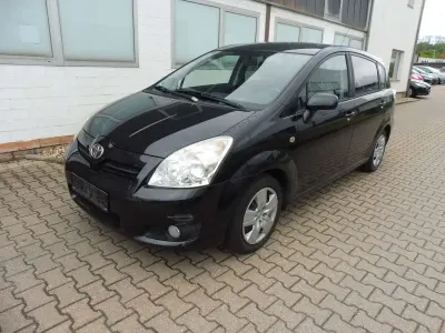 Gebraucht Toyota Corolla Verso Team 129 PS (94 kW) 2009 Schwarz Van / Kleinbus