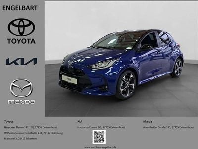 Neu Toyota Yaris Hybrid Plus 131 PS (96 kW) 2025 Blau Limousine