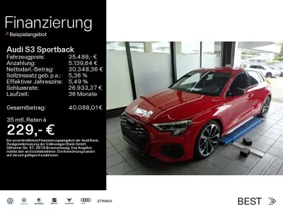 Gebraucht Audi S3 Ambiente 310 PS (228 kW) 2023 Tangorot metallic (metallic) Limousine
