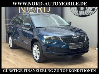 Gebraucht Skoda Karoq Ambition 116 PS (85 kW) 2021 Lavablau metallic (metallic) SUV