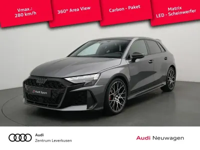 Ny Audi RS3 Sport 400 HK (294 kW) 2026 Grå Sedan